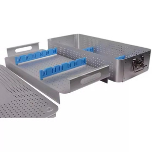 High Quality MEDTRUST SURGICAL Aluminum Sterilization Tray Box (540x250x100mm) <b>laparoscope</b> Reusable <b>Instrument</b> - Product Image 3