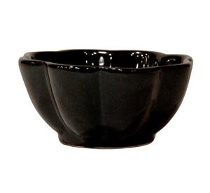 Cuenco de cerámica negro, cuencos de cerámica chapados a mano, platos con personalización, utensilios de cocina hechos a mano con acabado brillante - Product Image 1