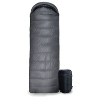 Sac de couchage en forme d'enveloppe en duvet de canard Ultra-léger imperméable taille unique hiver chaud voyage randonnée Camping sac de couchage