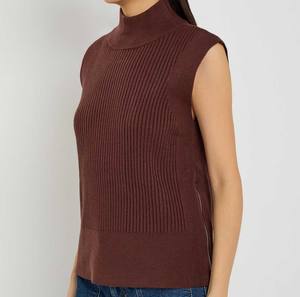 Suéter de Punto Personalizado para Mujer - Suéter de Invierno al por Mayor - Prenda de Punto Femenina Suave y Transpirable sin Mangas - Product Image 2