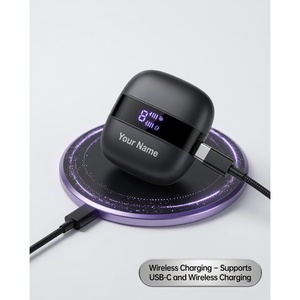 TAGRY-X5 TWS True Wireless for <b>Bluetooth</b> Headphones Wholesale IPX5 Waterproof Earbuds 60H Playback LED Power Display for Sports - Product Image 5