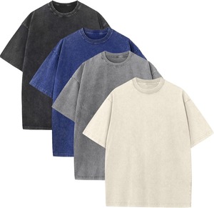 Oversized <b>Tshirts</b> for Men's Acid Wash Cotton Tee Shirts Baggy Boyfriend Vintage Streetwear Tops <b>tshirt</b> - Product Image 5