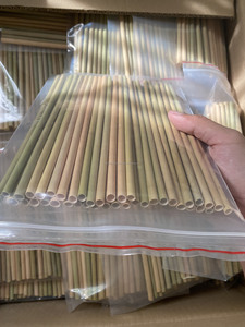 หลอดหญ้าสีเขียวจากเวียดนามย่อยสลายได้ทางชีวภาพเป็นมิตรต่อสิ่งแวดล้อมบาร์อุปกรณ์เสริมสำหรับดื่มไม้ไผ่ + 84 77 2577 423ม. หลุยส์ - Product Image 2