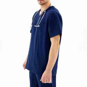 Uniforme de Enfermería con Tecnología Dry Fit para Control de la Humedad, Comodidad Intensa en Turnos Intensos, Ropa de Trabajo para Hospital, Uniforme para Hombres - Product Image 3