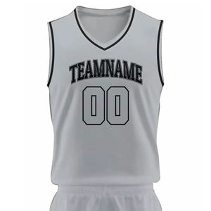 Uniforme de Baloncesto Sublimado de Última Moda para Adultos, Transpirable, de Secado Rápido, Sin Mangas, 100% Poliéster, para Deportes al Aire Libre - Product Image 3