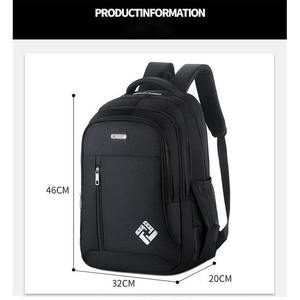 Black Sport Travel Backpack Multi Pocket Water Resistant Laptop Rucksack College School Daypack Padded Straps - Product Image 4