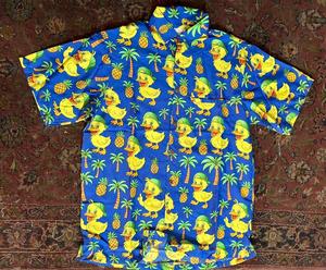เสื้อเชิ้ตแขนสั้นลำลองสไตล์ฮาวายสำหรับผู้ชาย ลายใบไม้เขตร้อน สีดำเขียว เหมาะสำหรับใส่ในช่วงฤดูหนาว ระบายอากาศได้ดี เป็นมิตรกับสิ่งแวดล้อม ผ้าทวิล 100% - Product Image 4