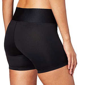 Shorts Deportivos de Cintura Alta para Mujer, Negros, Tipo Biker, de Spandex y Poliéster, Tejidos, para Ejercicio, Gimnasio, Yoga - Product Image 5