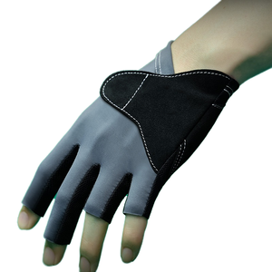 Gant de billard OEM de haute qualité, logo personnalisé, fabricant, accessoires de billard respirants et élastiques, gants de snooker à cinq doigts - Product Image 4