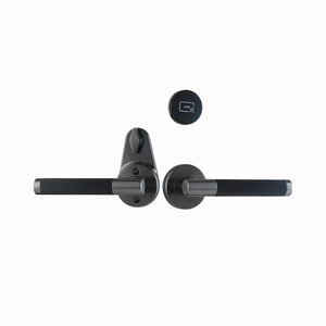 Serrure de porte intelligente pour hôtel, conception en bois grainé, personnalisée par l'usine OEM, déverrouillage par <span class=keywords><strong>carte</strong></span> RFID - Product Image 4