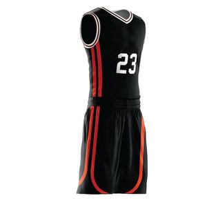 Vêtements de basket-ball 100% polyester de haute qualité, vêtements de sport respirants et chauds, ensemble grande taille avec logo, design personnalisé unisexe - Product Image 2