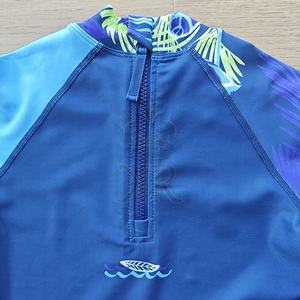 Kimono Royal Sublimation Imprimé Manches Longues Rash Guard Protection UV Polyester/Spandex Chemises pour Adultes Unisexe Surf Natation - Product Image 4