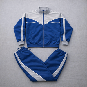 Windbreaker Sportswear Set Mens Professional Fitness Training Jacket <b>Pants</b> Custom Design Breathable Comfortable Fit - Product Image 1