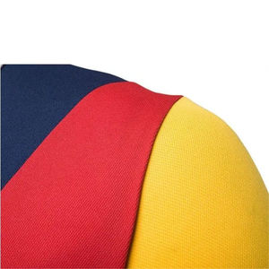 New High-Quality Breathable Cotton Polo T-<b>Shirts</b> for Men – Color Block <b>Patchwork</b> Design Casual Short Sleeve Polo <b>Shirts</b> - Product Image 5
