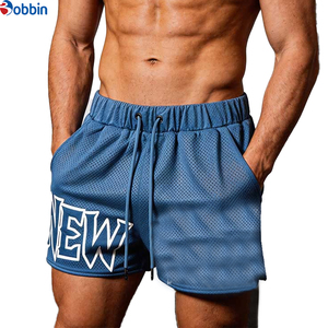 Ropa Deportiva para Hombre, Pantalones Cortos de Malla para Gimnasio, Color Sólido, Ropa Masculina, Nueva Llegada, Pantalones Cortos Casuales Cómodos para Hombre, de Secado Rápido - Product Image 5