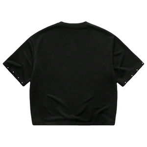 ผู้ผลิตมืออาชีพผลิตเสื้อยืดแขนคู่ประดับเพชรเทียม เสื้อยืดแขนคู่ประดับเพชรเทียมแบบถักสำหรับผู้ชายตามสั่ง - Product Image 2