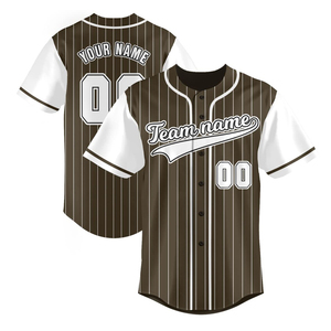 Maillot de baseball personnalisable à prix abordable, respirant, anti-UV, anti-bactérien, avec design sublimé - Product Image 1