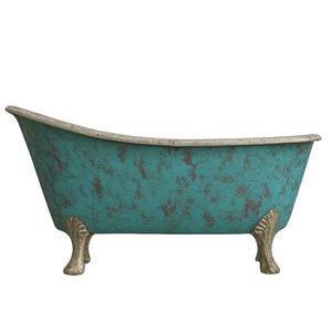 Baignoire en cuivre artisanale, finition intérieure lisse en étain, moderne, autoportante, double cuvette, écologique, forme ovale, haute qualité - Product Image 5