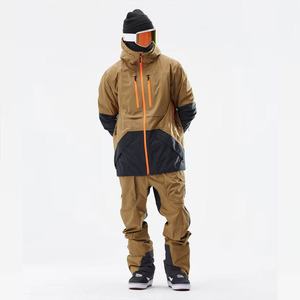 Custom Made Lightweight Winter Ski Suit Unisex Warm Outdoor Insulated Snowboard Set Ski <b>Overalls</b> One-Piece Skiing Suit 10,000mm - Product Image 1