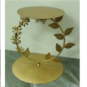 ที่วางเค้กแต่งงานสไตล์คลาสสิกยอดนิยม พร้อมฐานโลหะเคลือบเงา - Product Image 6