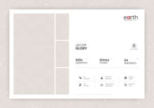 Azulejos de porcelana modernos y brillantes de formato grande 600X1200 para pisos y paredes en hogares modernos, oficinas e interiores comerciales. - Product Image 3