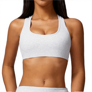 Nouveau soutien-gorge de sport léger grande taille 2026 avec fermeture éclair frontale simple, haute résistance, antichoc, pour le yoga, fabriqué au Pakistan - Product Image 4