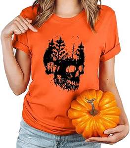 เสื้อยืดผู้หญิงเรียบง่าย สไตล์ลำลอง รับสกรีนโลโก้ เสื้อยืดคอกลม แขนสั้น ผ้าฝ้าย ระบายอากาศ ทรงเข้ารูป เสื้อฤดูร้อนสำหรับผู้หญิง - Product Image 1