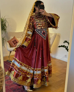 Nouveautés : Robes afghanes tendance pour femmes, manches longues, pour mariage et soirée, respirantes, style Kuchi. - Product Image 3