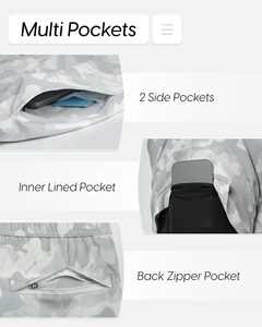 Pantalones Cortos Deportivos para Hombre con Forro, de Secado Rápido, Proveedor Mayorista - Product Image 4