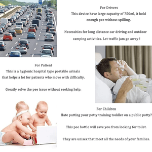 Kit di emergenza per auto da campeggio da viaggio orinatoio femminile portatile - Product Image 3