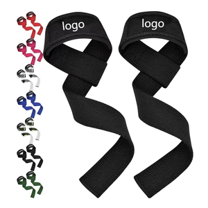 Sangles de poignet personnalisées avec logo pour la musculation, le powerlifting et le levage de poids en salle de sport pour hommes – Idéales pour les soulevés de terre - Product Image 1