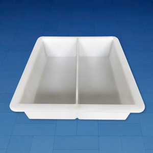 PP Plastic Double Cavity Faux Stone <b>Concrete</b> <b>Paver</b> <b>Mold</b> - Product Image 1