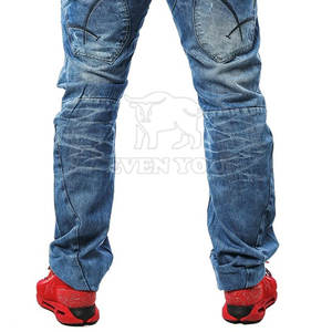 Pantalones Vaqueros de Doble Cintura para Hombre de Calidad Premium, Diseño de Cintura en Capas, Corte Relajado, Moda Urbana, Casual, para Uso Diario - Product Image 5