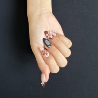 Ongles 100% faits à la main, prix compétitif, designs variés, faible MOQ, emballage personnalisé, taille personnalisée, ongles réutilisables, finition lisse réutilisable