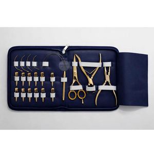 Hair Extension tools Installation Set Stainless Steel Pliers Bead Remover Pulling <b>Hook</b> Duckbill Sectioning <b>Clip</b> - Product Image 2