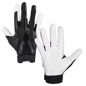 Gants de football américain personnalisés très demandés pour adultes et jeunes, en nylon de haute qualité, ajustement confortable, SALUBRIOUS SPORTS - Product Image 3