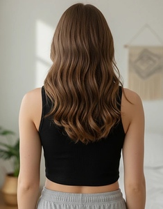 Débardeur court pour femme de haute qualité, style été, coupe ajustée, parfait pour les tenues décontractées, basique mais de qualité supérieure. - Product Image 5