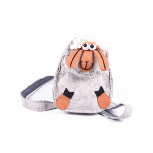 Student <b>Backpack</b> in Felt Sheep Design - Product Image 2