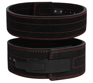 White Adjustable Waist Support Belt with Buckle Closure for Weight Lifting and Strength Training Unisex Breathable Design - Product Image 2