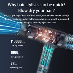 Secador <span class=keywords><strong>de</strong></span> Pelo Profesional <span class=keywords><strong>de</strong></span> Salón, 110000 RPM, Bajo Ruido, Motor sin Escobillas Portátil, Secador <span class=keywords><strong>de</strong></span> Pelo <span class=keywords><strong>de</strong></span> <span class=keywords><strong>Alta</strong></span> Velocidad, Secador <span class=keywords><strong>de</strong></span> Pelo <span class=keywords><strong>Netflix</strong></span> Hammer - Product Image 6