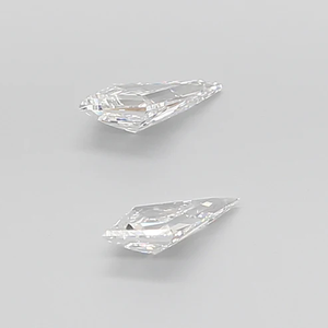 เพชรแล็บโกรว์ทรง KITE ขนาด 1.00 กะรัต (0.50 กะรัตต่อเม็ด) คุณภาพ VVS สี E รับรองโดย IGI สำหรับออกแบบต่างหูตามสั่ง - Product Image 3