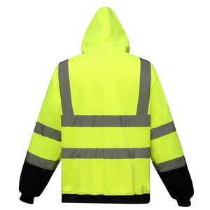 Sudadera con Capucha Reflectante de Alta Visibilidad para Equitación BRAND ZONE, 280 gramos, 100% Poliéster - Product Image 6