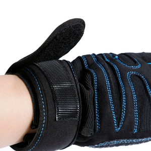 ถุงมือยกน้ำหนักหนังแบบกำหนดเองได้สำหรับออกกำลังกายในฟิตเนส-กันน้ำ ระบายอากาศได้ดี คุณภาพสูง - Product Image 6