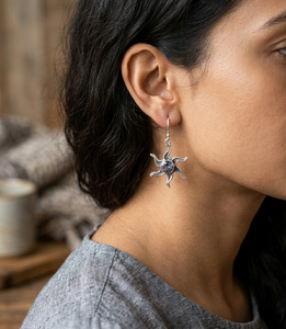 Pendientes de Topacio Místico con Forma de Gota de Sol, Plata de Ley 925, Chapados en Oro Amarillo y Oro Rosa, Joyería Boho Celestial Hecha a Mano, Regalo - Product Image 2