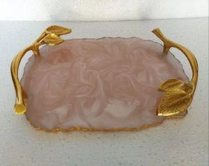 High Quality Luxury Christmas Decorative Resin <b>Trays</b> for Restaurant Home Dining Table Wedding <b>Storage</b> <b>Trays</b> Classic Design - Product Image 2
