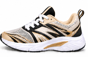 Zapatillas deportivas de plataforma con suela gruesa al por mayor para hombre y mujer, transpirables, cómodas, con cordones, de fábrica. - Product Image 4