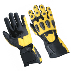 Guantes de Motociclismo de Cuero Genuino Premium, Equipo de Protección Personalizado para Motociclistas de Calle, Guantes de Motocross - Product Image 3
