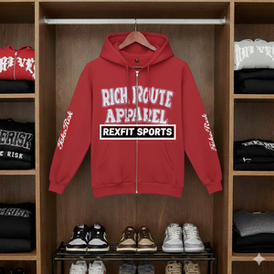 Fabrication professionnelle de sweats à capuche zippés de haute qualité en molleton 100% coton, poids lourd 500 GSM, effet délavé au soleil, impression de logo personnalisée. - Product Image 2