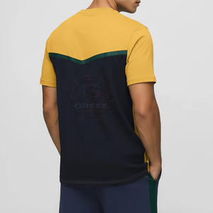 T-shirts pour hommes, respirants, en coton mélangé doux, vêtements décontractés streetwear, mode quotidienne, coupe ample, manches courtes, séchage rapide, OEM ODM - Product Image 4