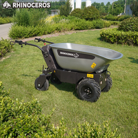 Minidumper Elettrico Rhinoceros KS450E, Capacità di Carico 450kg, Motore 800W, Benna 0-2CBM, per Giardino, Fattoria, Cantiere, Vendita all'Ingrosso